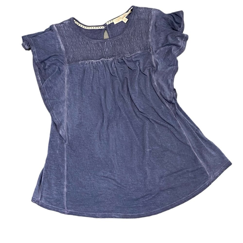 Rewind | Flowy Ruffle Sleeve Top - Picture 3 of 14